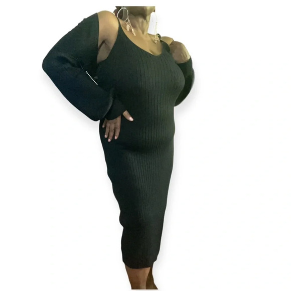 NWT 💕 Ribbed Knit Tank Dress Set - Picture 4 of 6